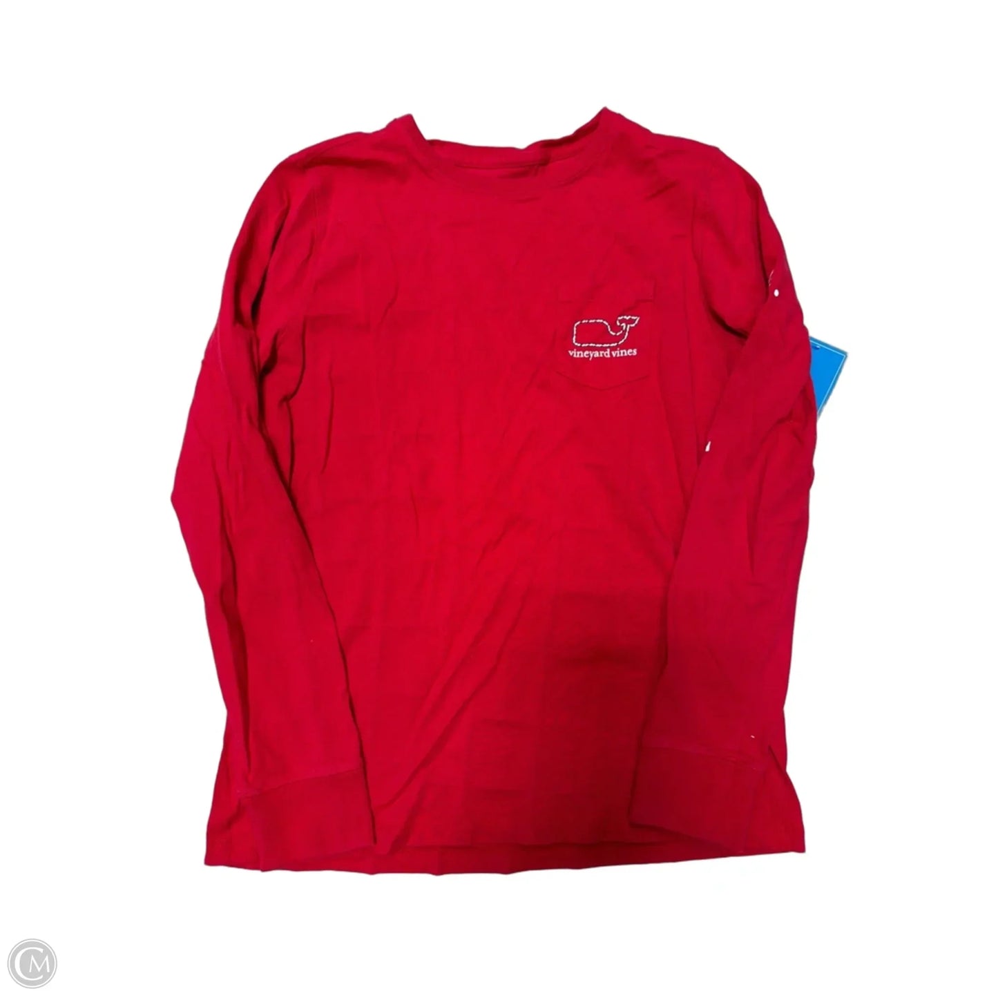 Top Long Sleeve By Vineyard Vines In Red, Size: Xs