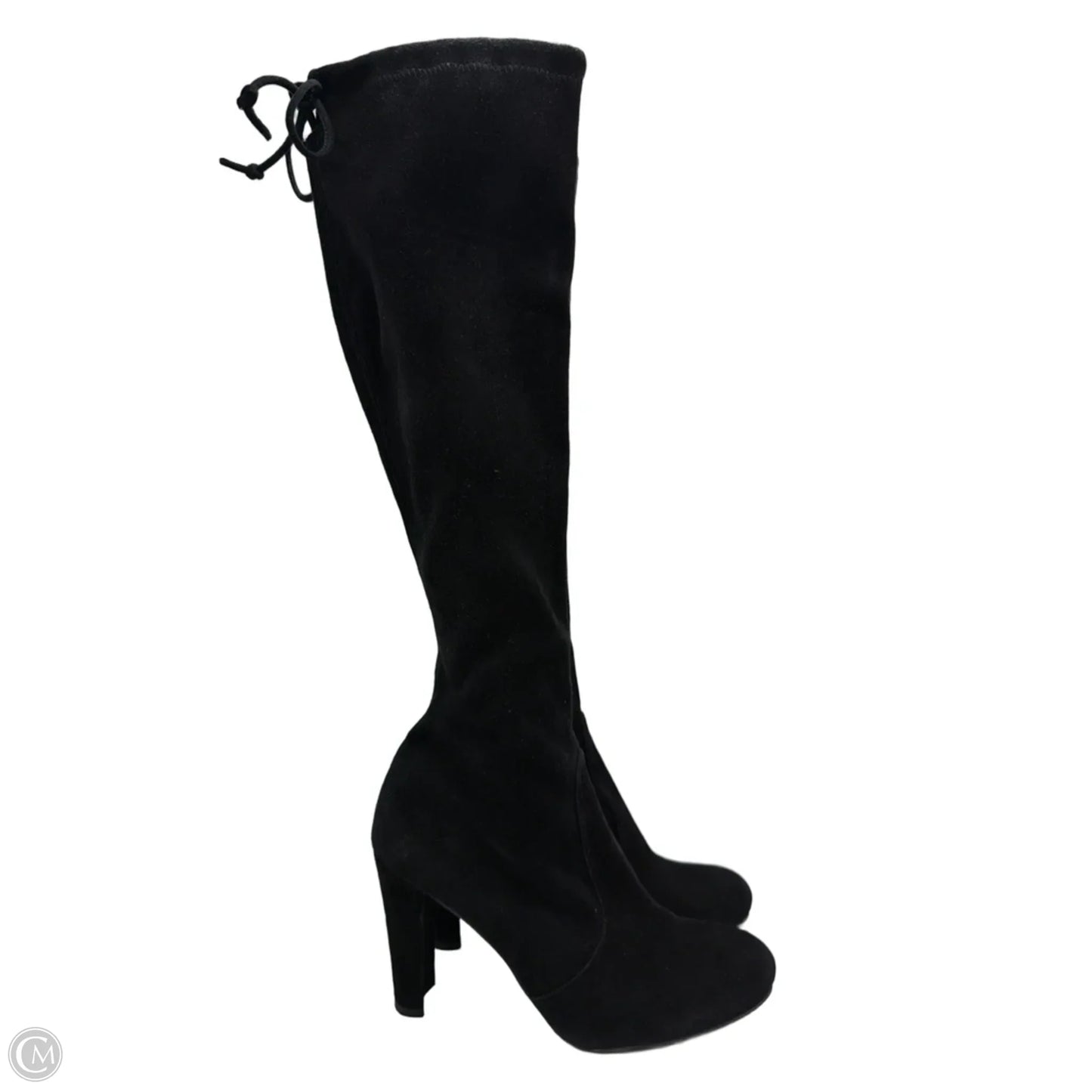 Boots Designer By Stuart Weitzman In Black, Size: 5.5