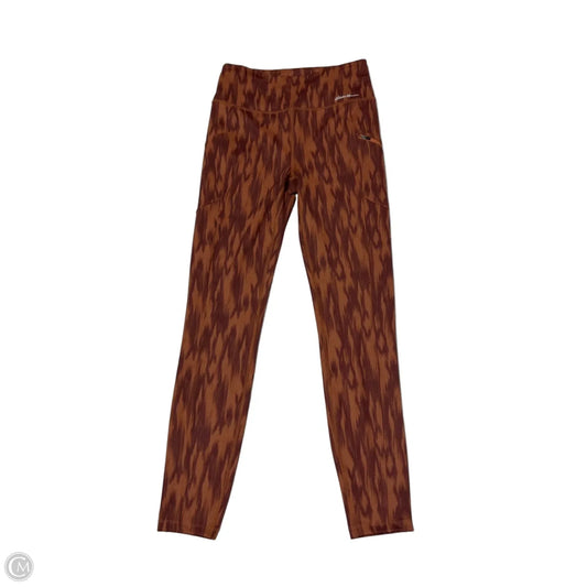 Athletic Leggings By Eddie Bauer In Orange, Size: S