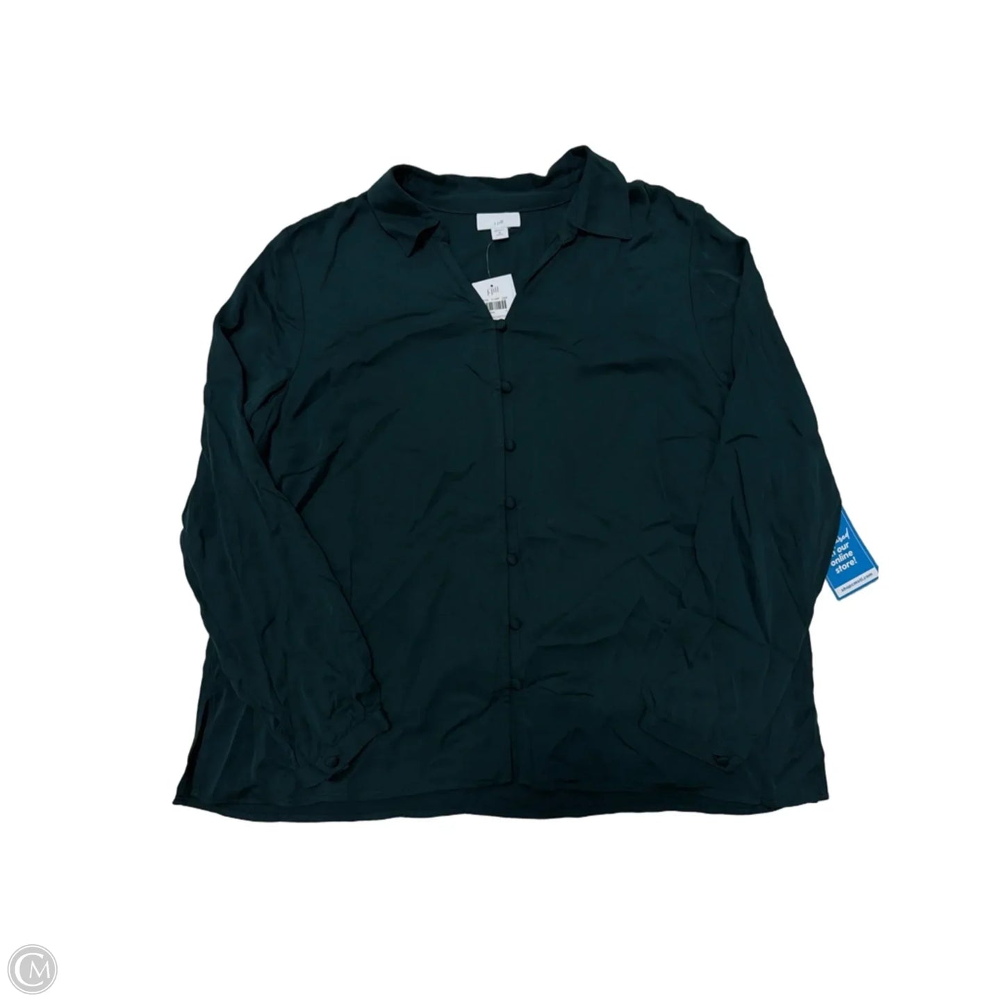 New! Top Long Sleeve By J. Jill In Teal, Size: Mp