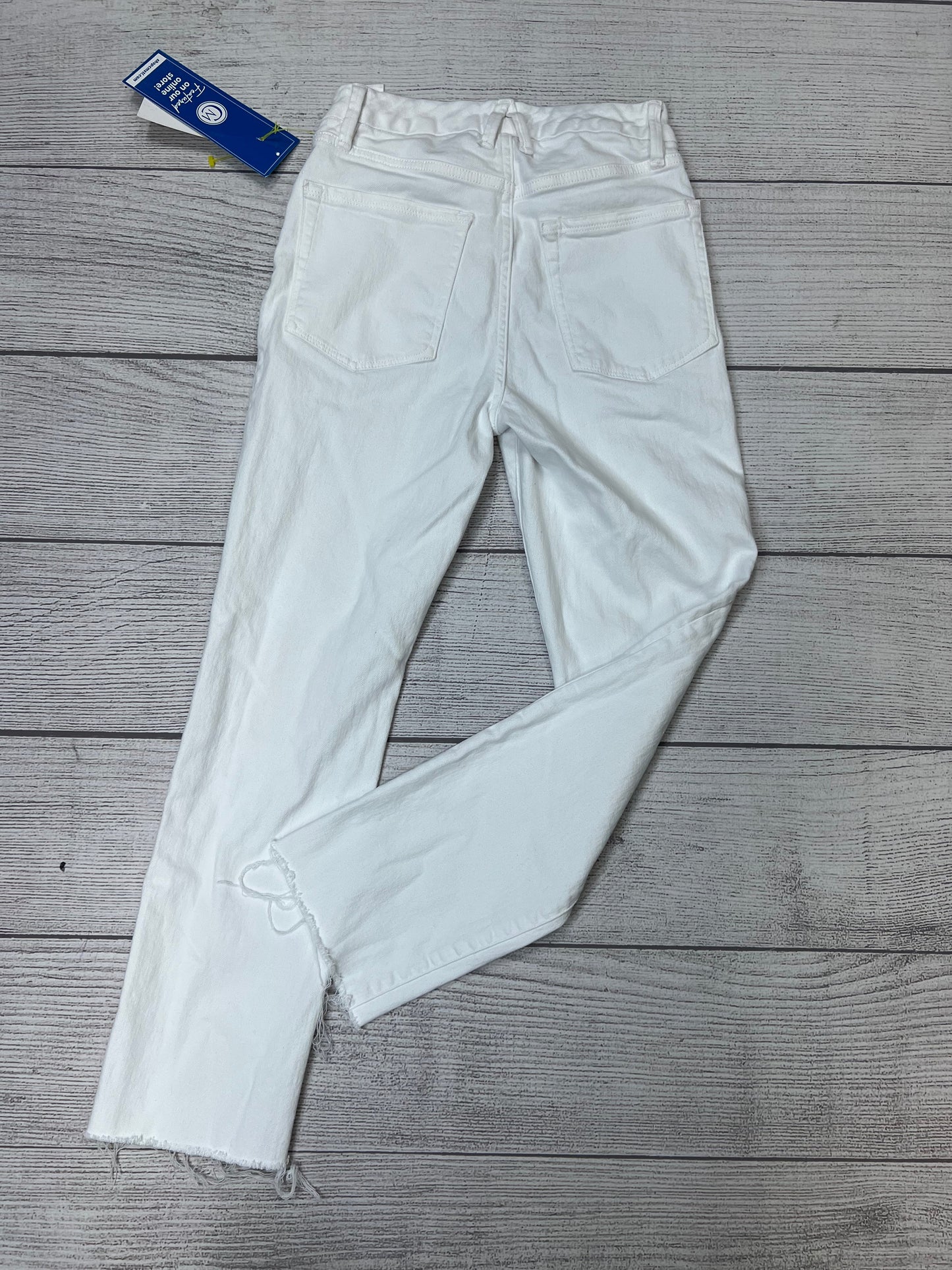 White Jeans Designer Good American, Size 2