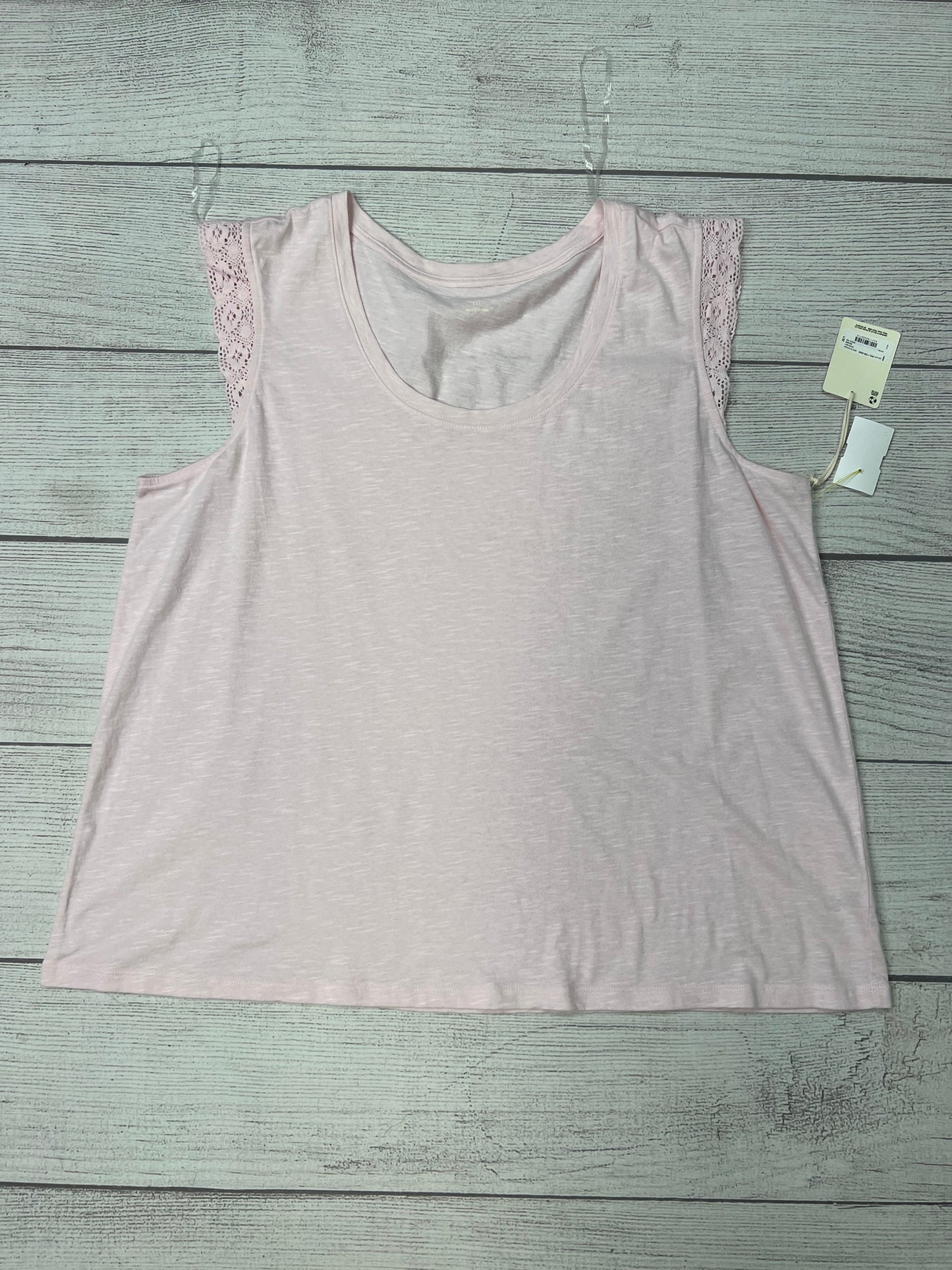 Pink Top Sleeveless Ana, Size Xxl