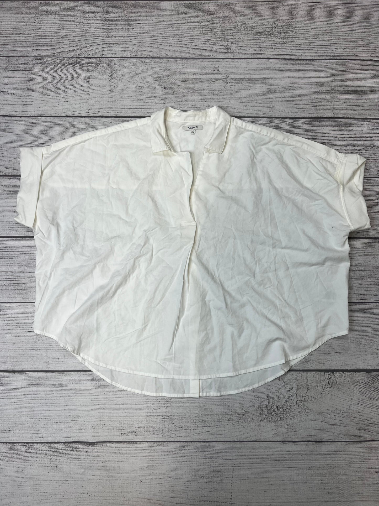 White Top Short Sleeve Madewell, Size 3x