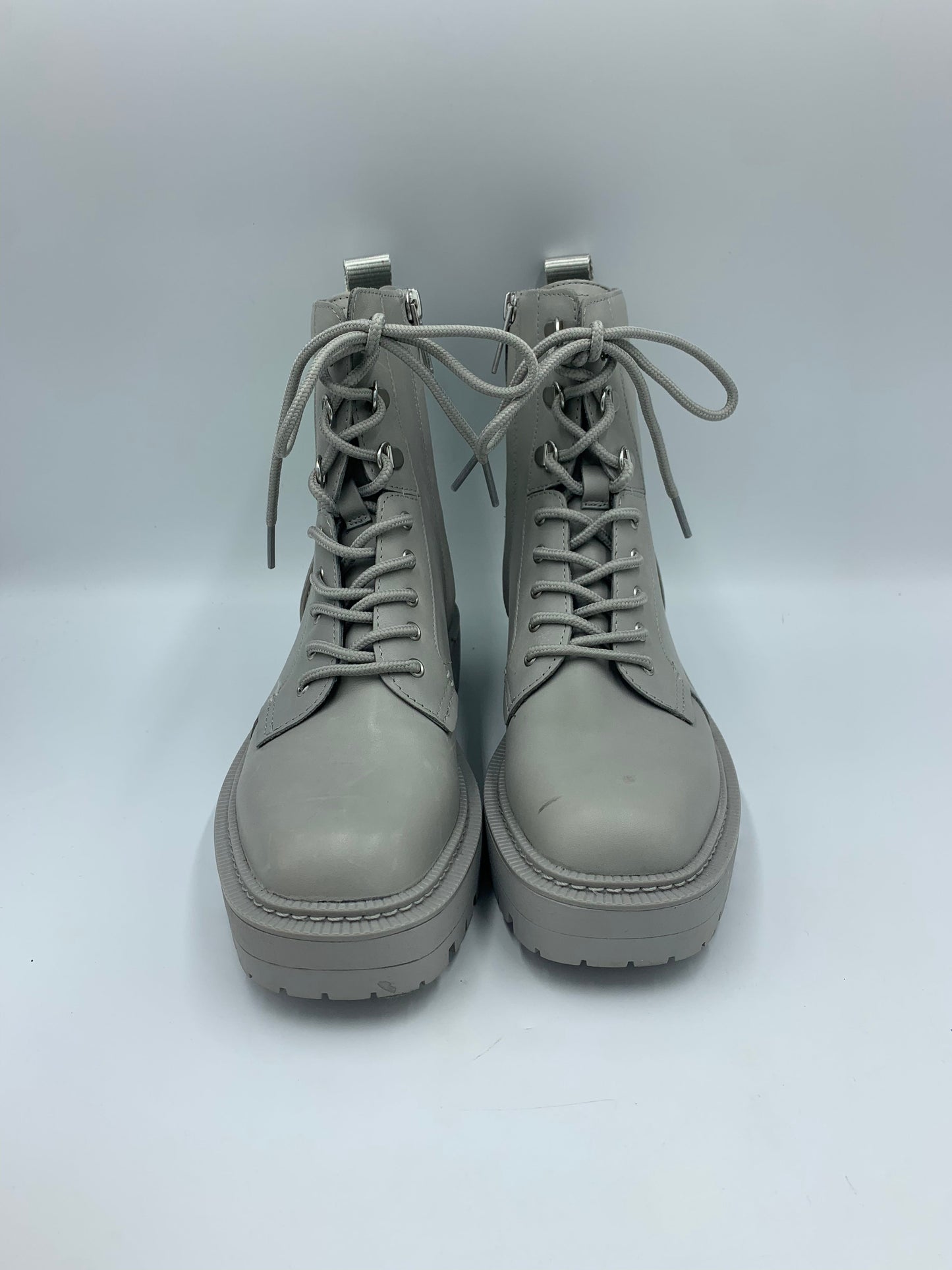 Mono Grey Boots Designer Sam Edelman, Size 7