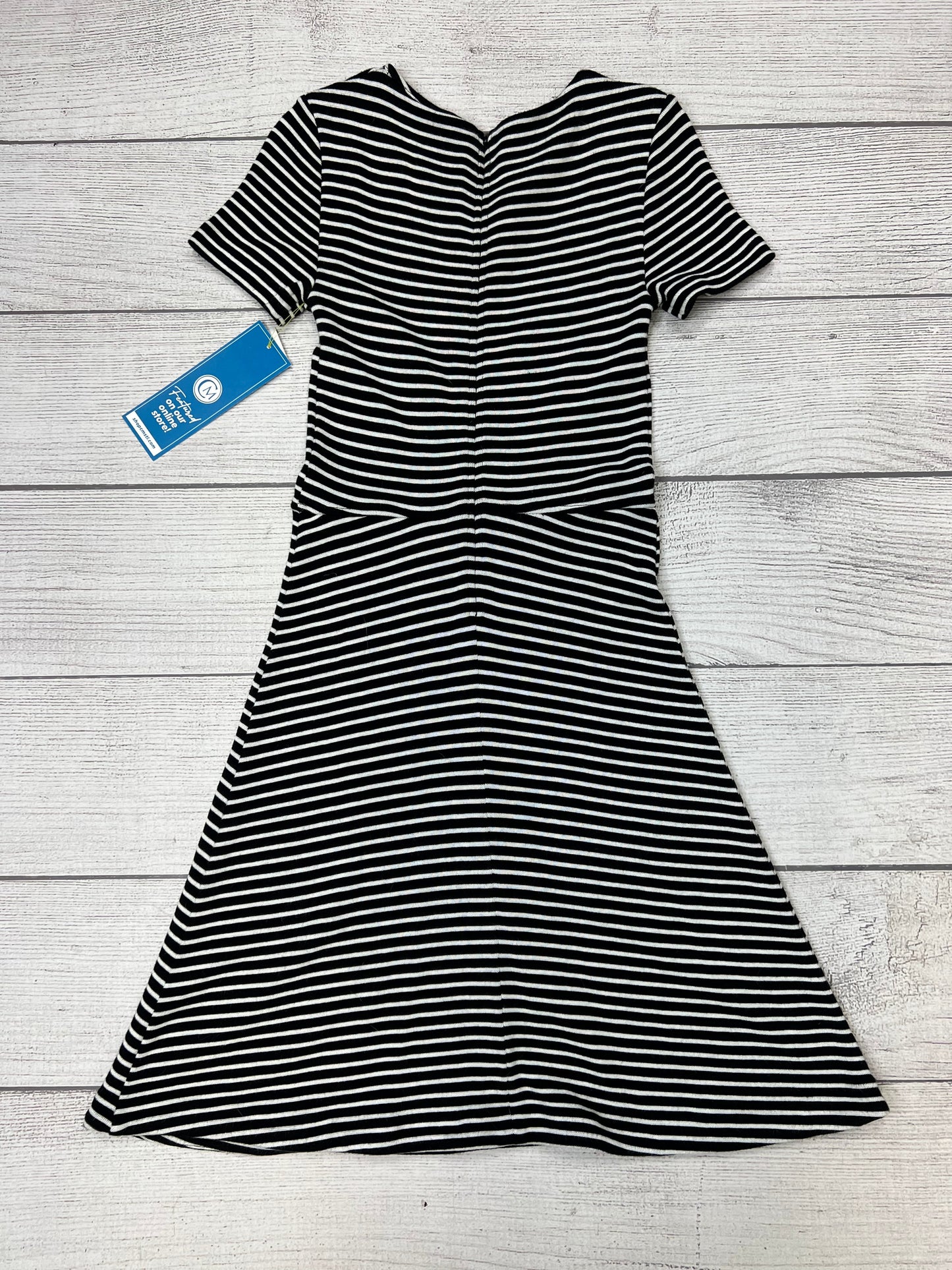 Striped Dress Casual Midi Madewell, Size S