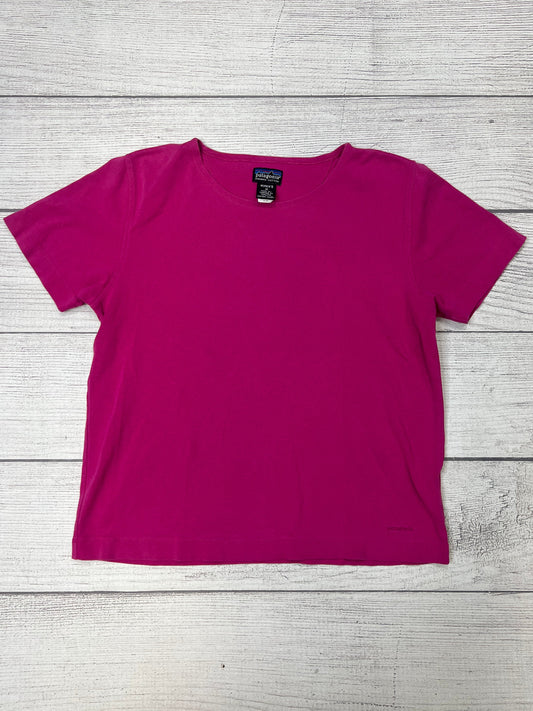 Pink Top Short Sleeve Patagonia, Size M