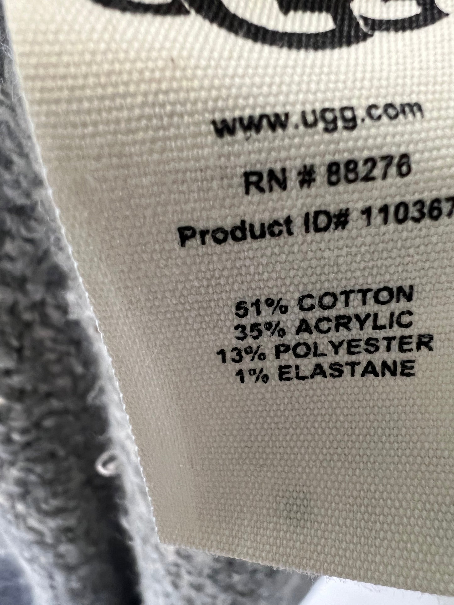 Grey Sweater Designer Ugg, Size M
