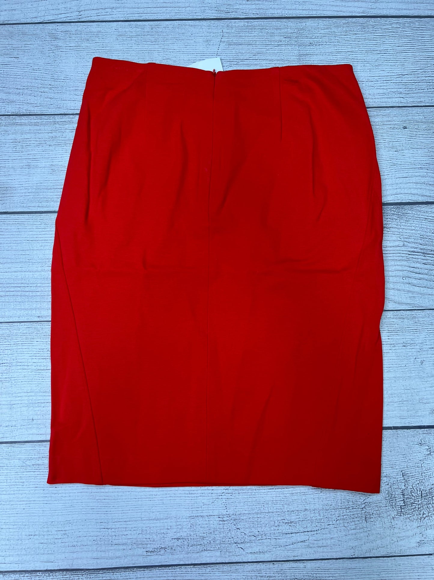 Red Skirt Midi Ann Taylor, Size 14