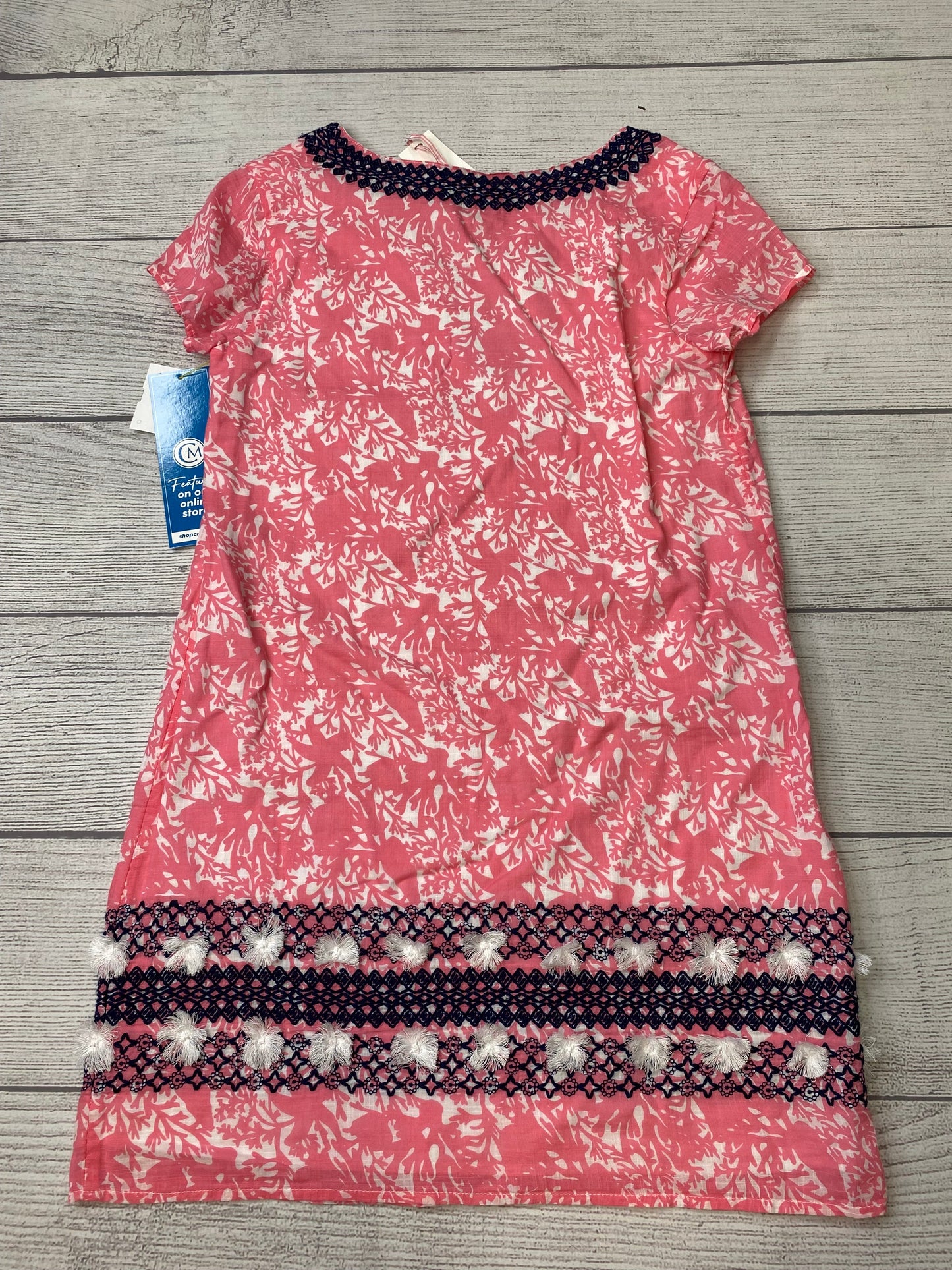 Pink Dress Casual Short Vineyard Vines, Size Xs