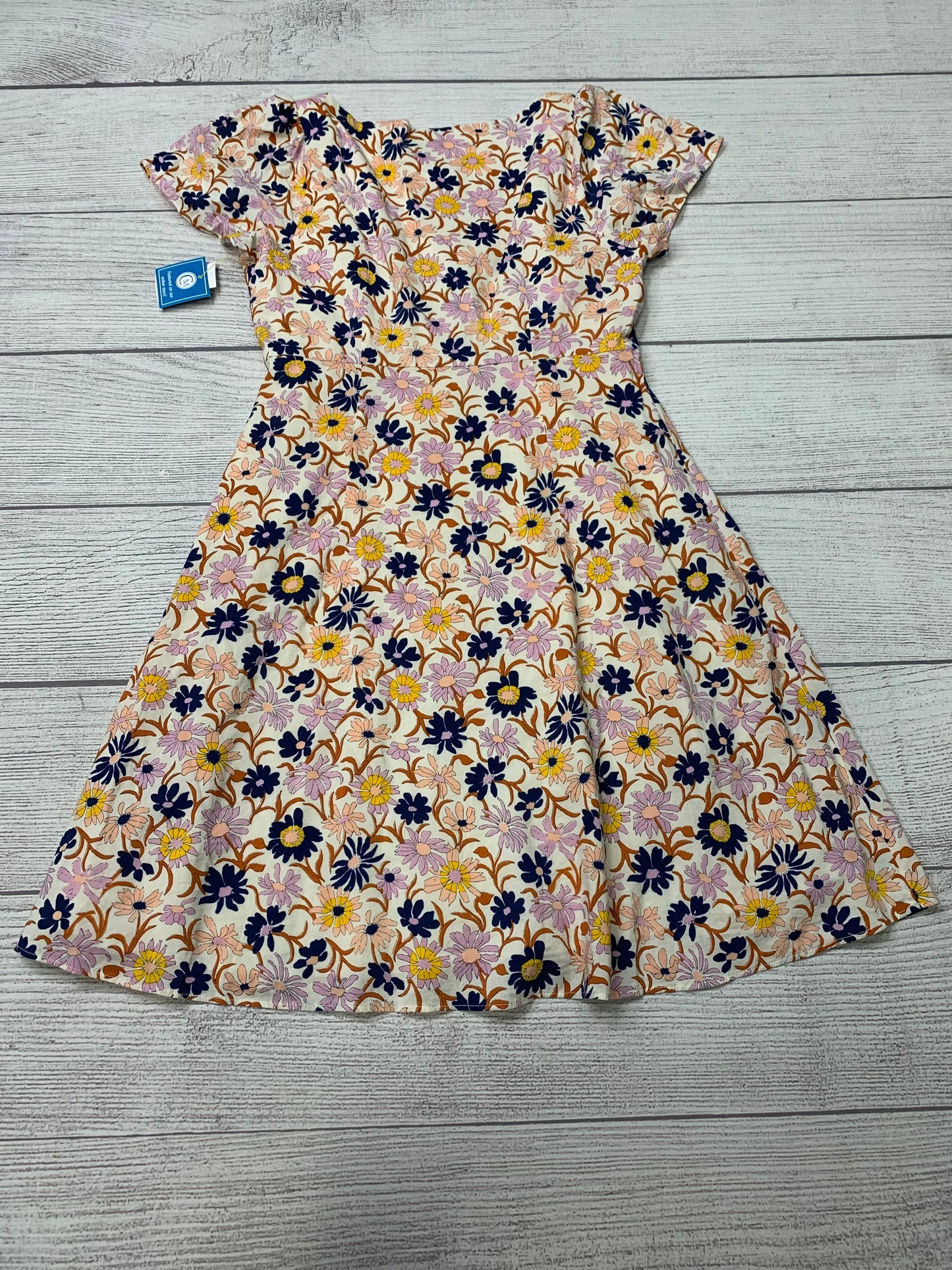 Floral Dress Casual Short Madewell, Size Xs