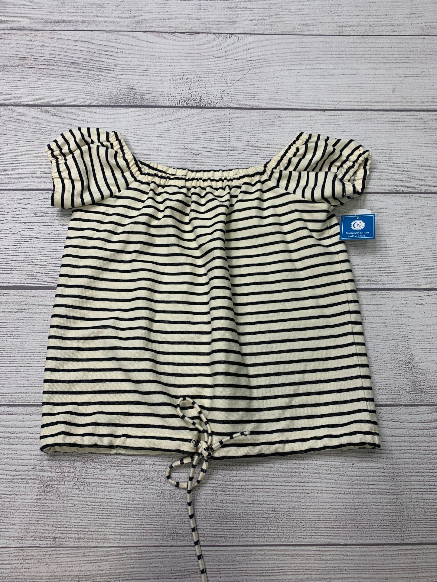 Striped Top Short Sleeve Madewell, Size S