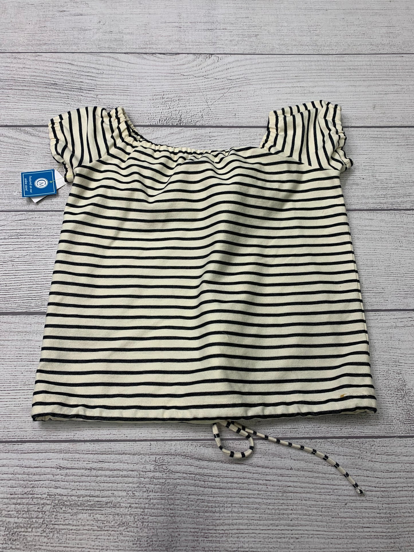 Striped Top Short Sleeve Madewell, Size S
