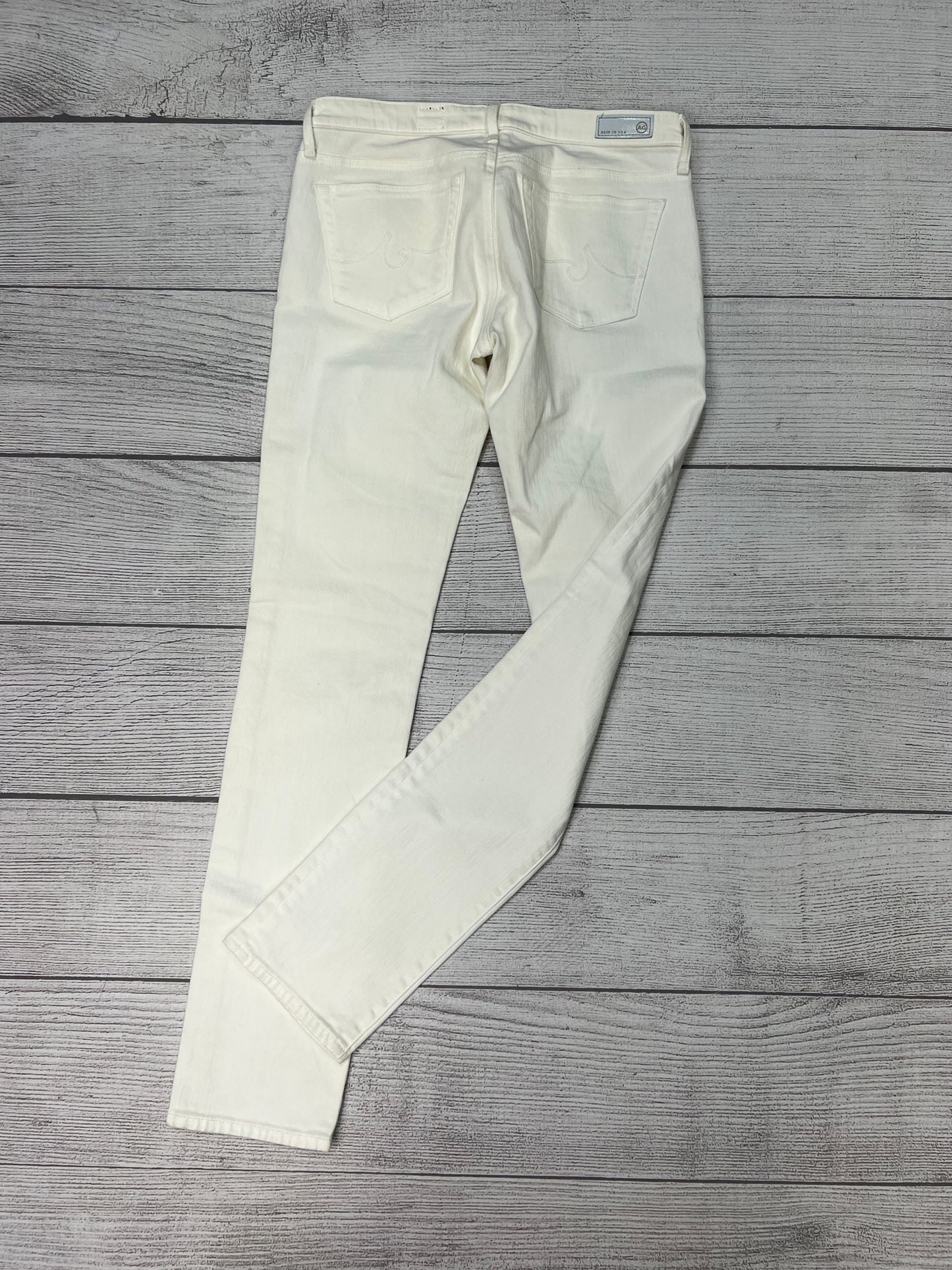 White Jeans Designer Adriano Goldschmied, Size 4