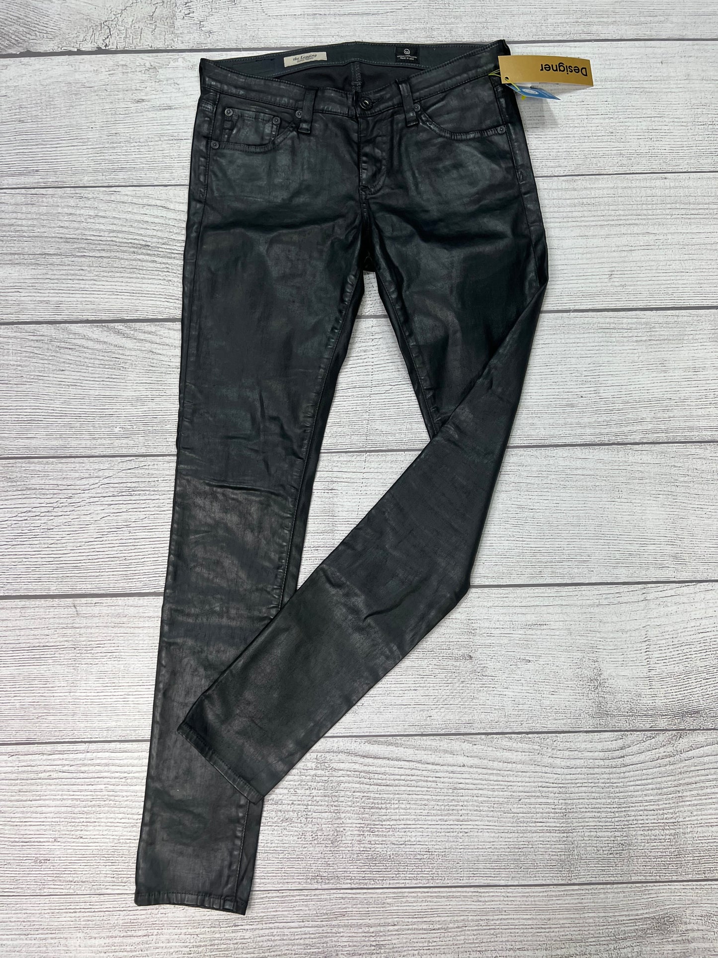 Black Pants Designer Adriano Goldschmied, Size 4