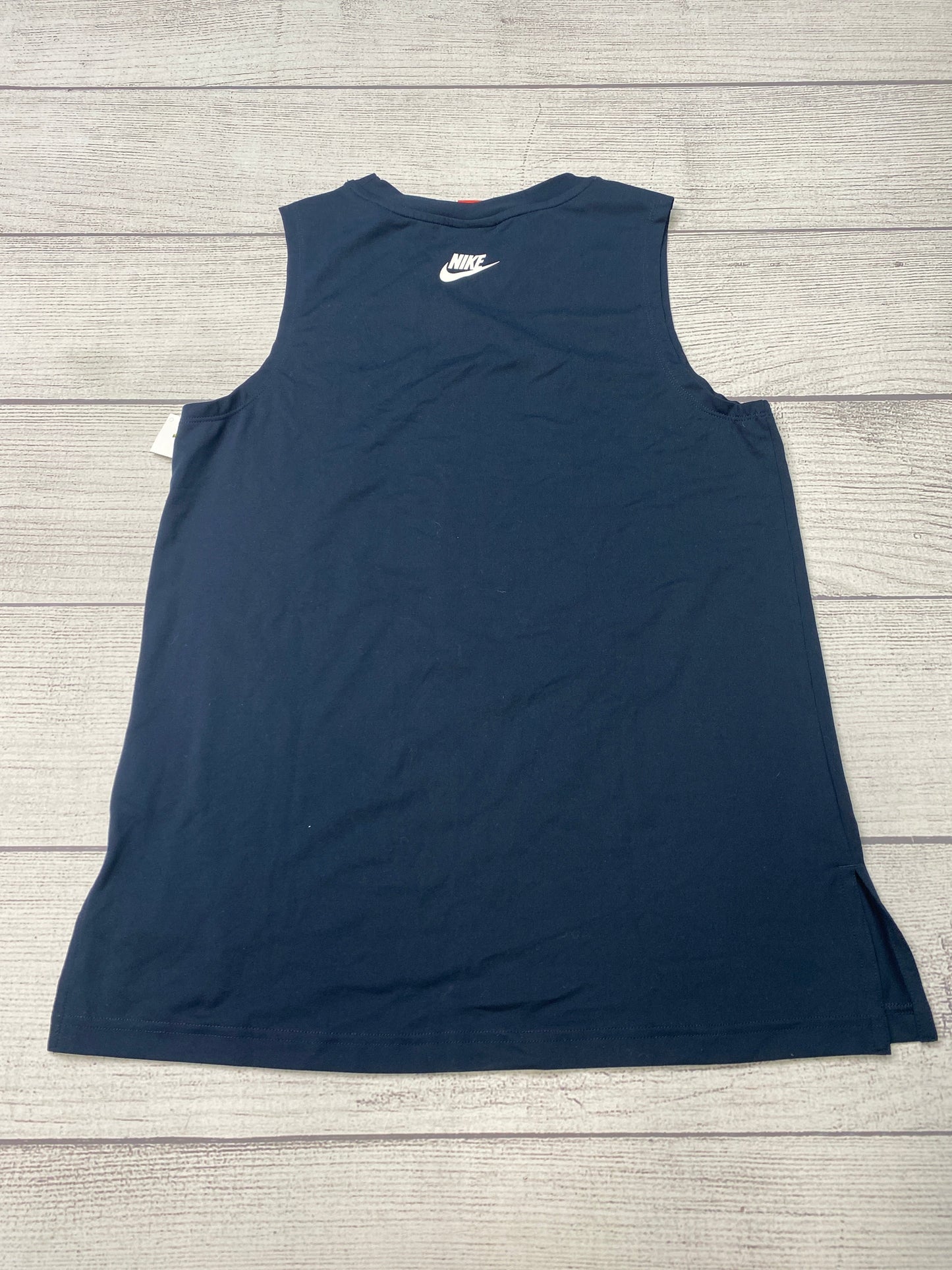 Navy Athletic Tank Top Nike Apparel, Size S