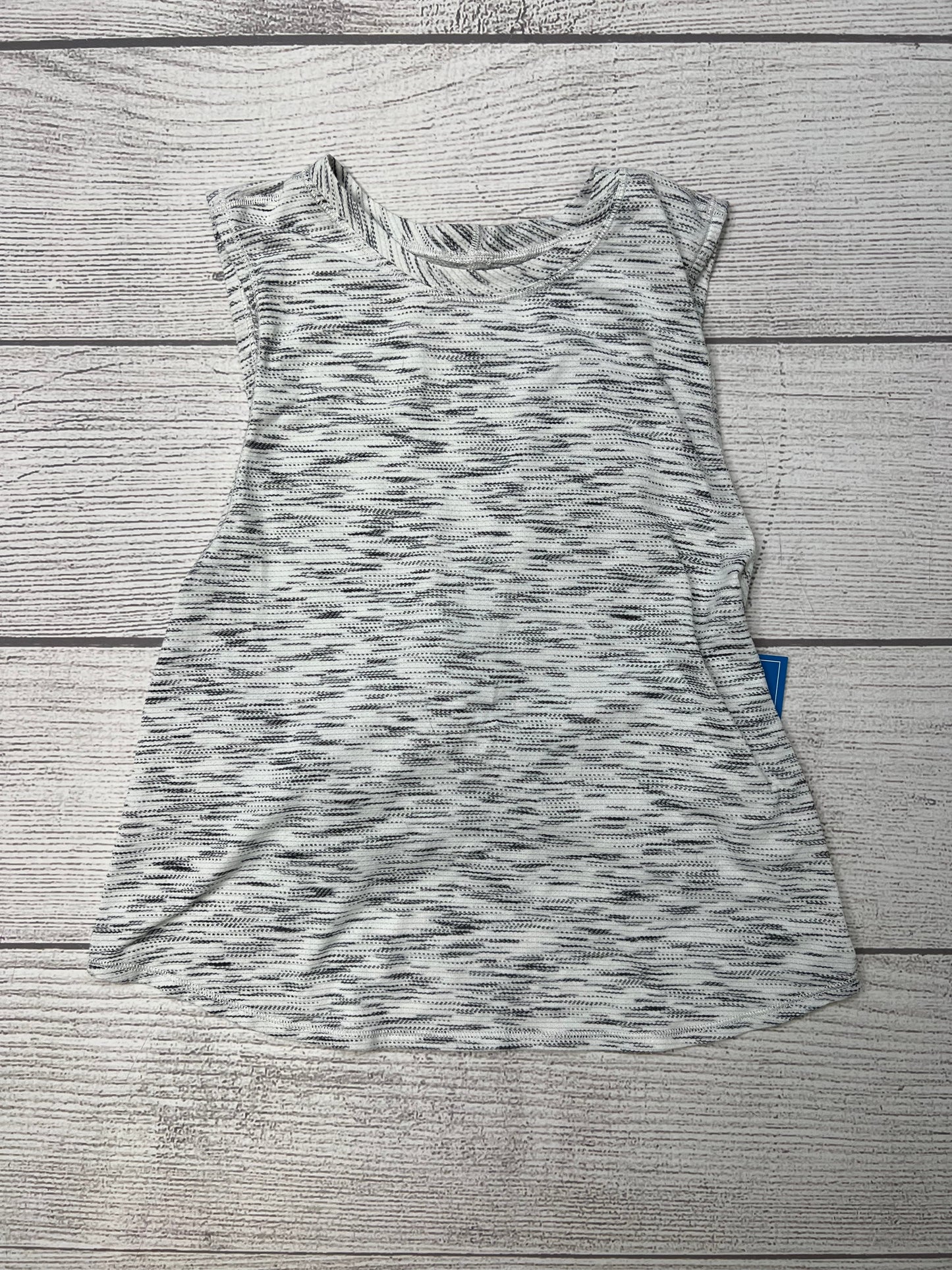 Grey White Athletic Tank Top Lululemon, Size Xs