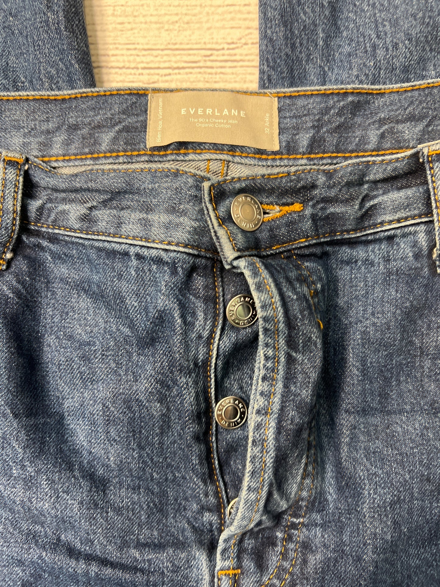 Jeans Straight By Everlane In Denim, Size: 12