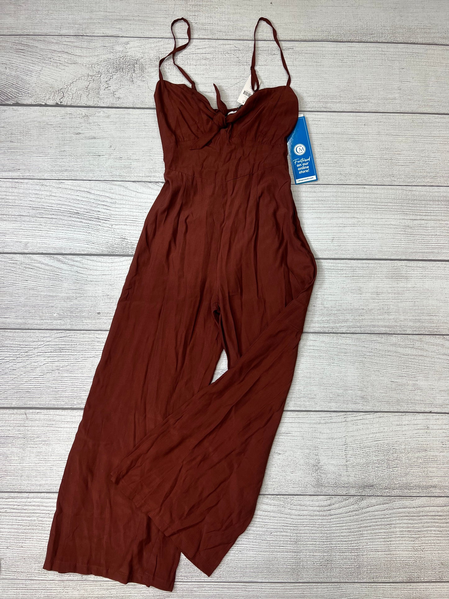 Jumpsuit By Anthropologie In Maroon, Size: Xs