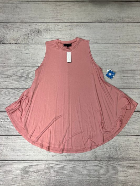 Top Sleeveless By Lane Bryant In Pink, Size: Xl