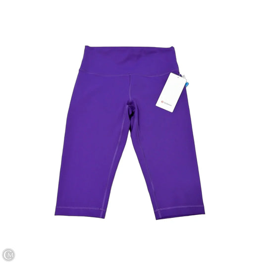 New! Wunder Train HR Crop 15” By Lululemon In Purple, Size: M