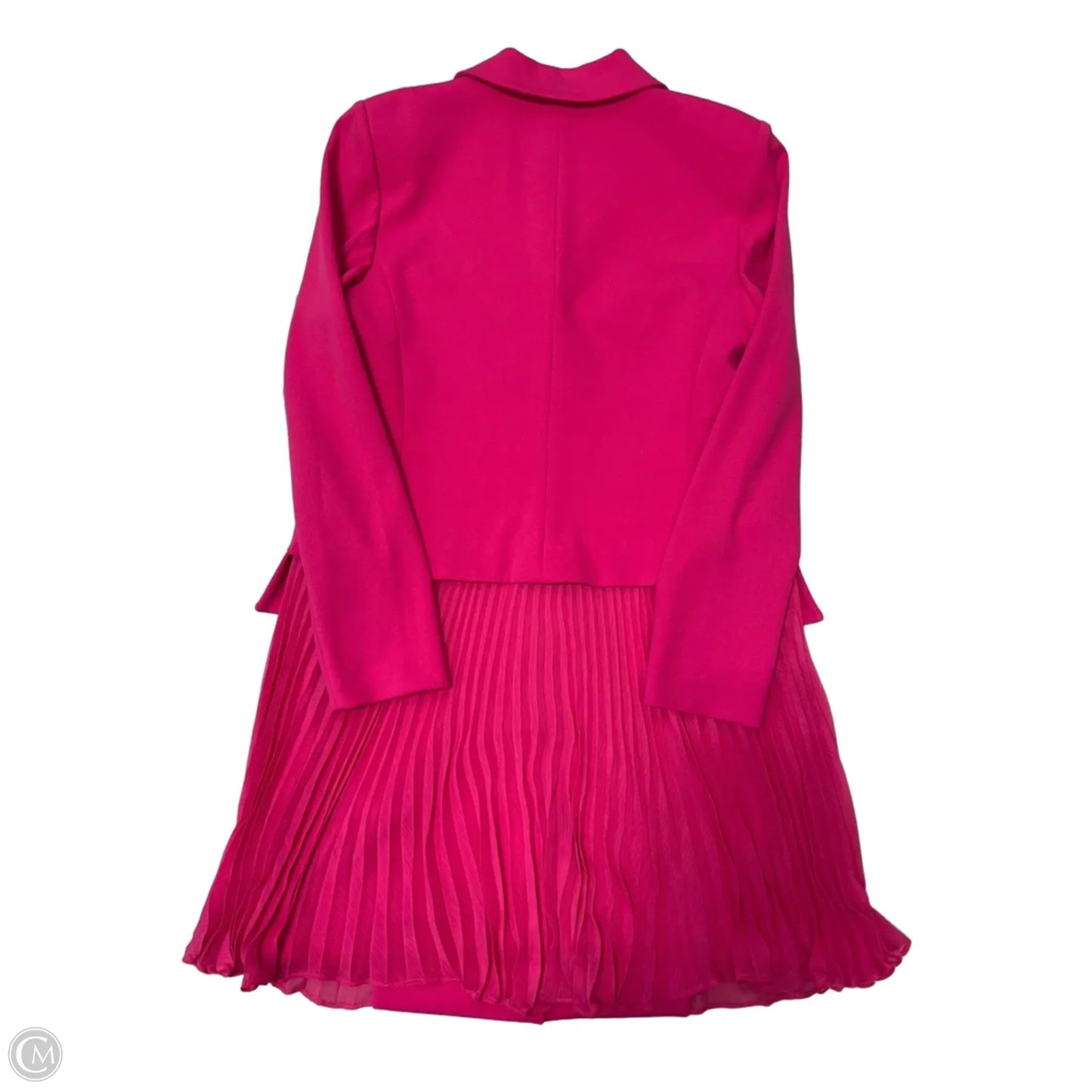Coat Trench Coat By Dkny In Pink, Size: M