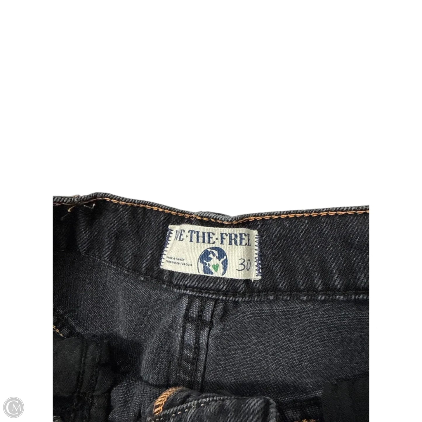 Jeans Wide Leg By We The Free In Black, Size: 10