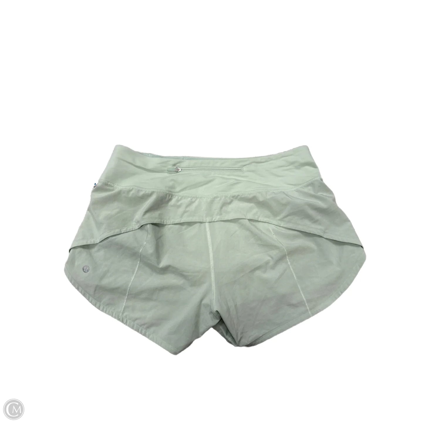 Athletic Shorts By Lululemon In Green, Size: M