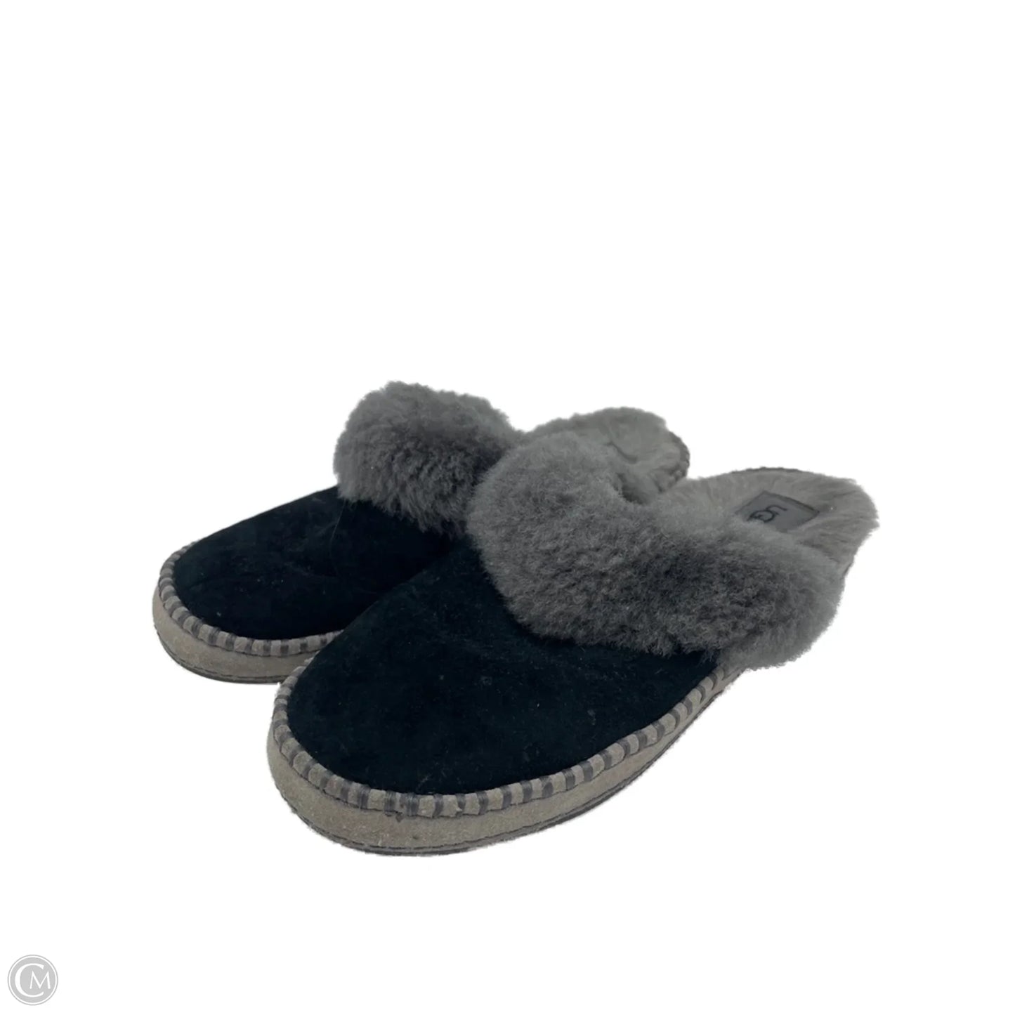 Shoes Designer By Ugg In Black & Grey, Size: 8