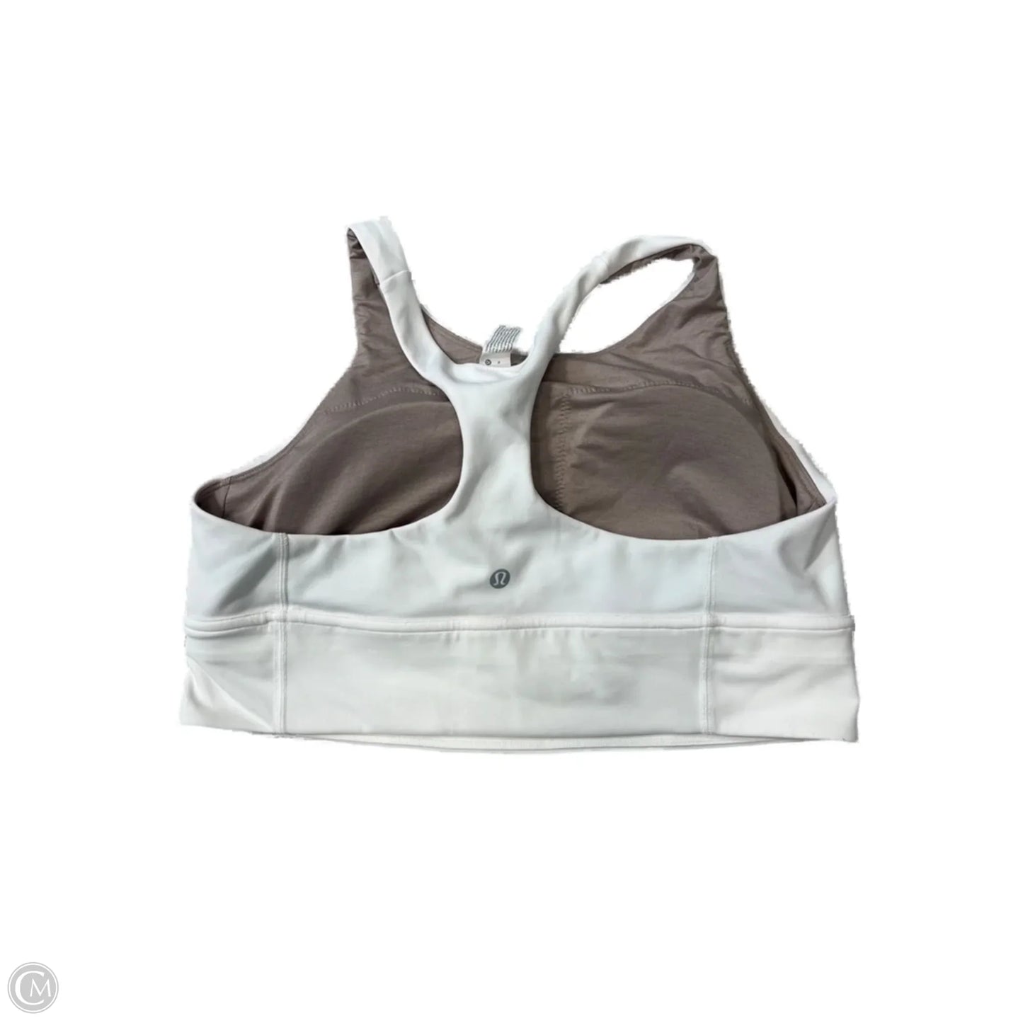 Athletic Bra By Lululemon In White, Size: L