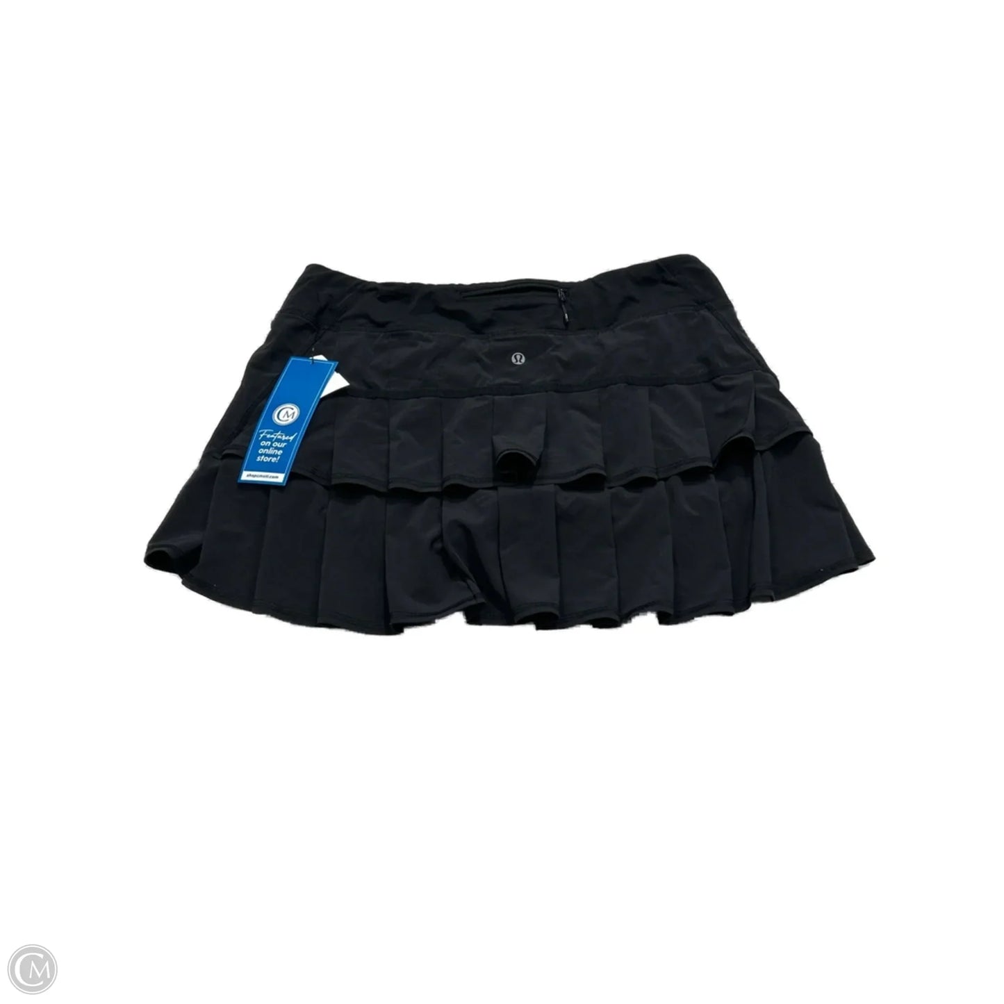 Athletic Skort By Lululemon In Black, Size: L