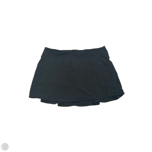 Athletic Skort By Lululemon In Black, Size: L
