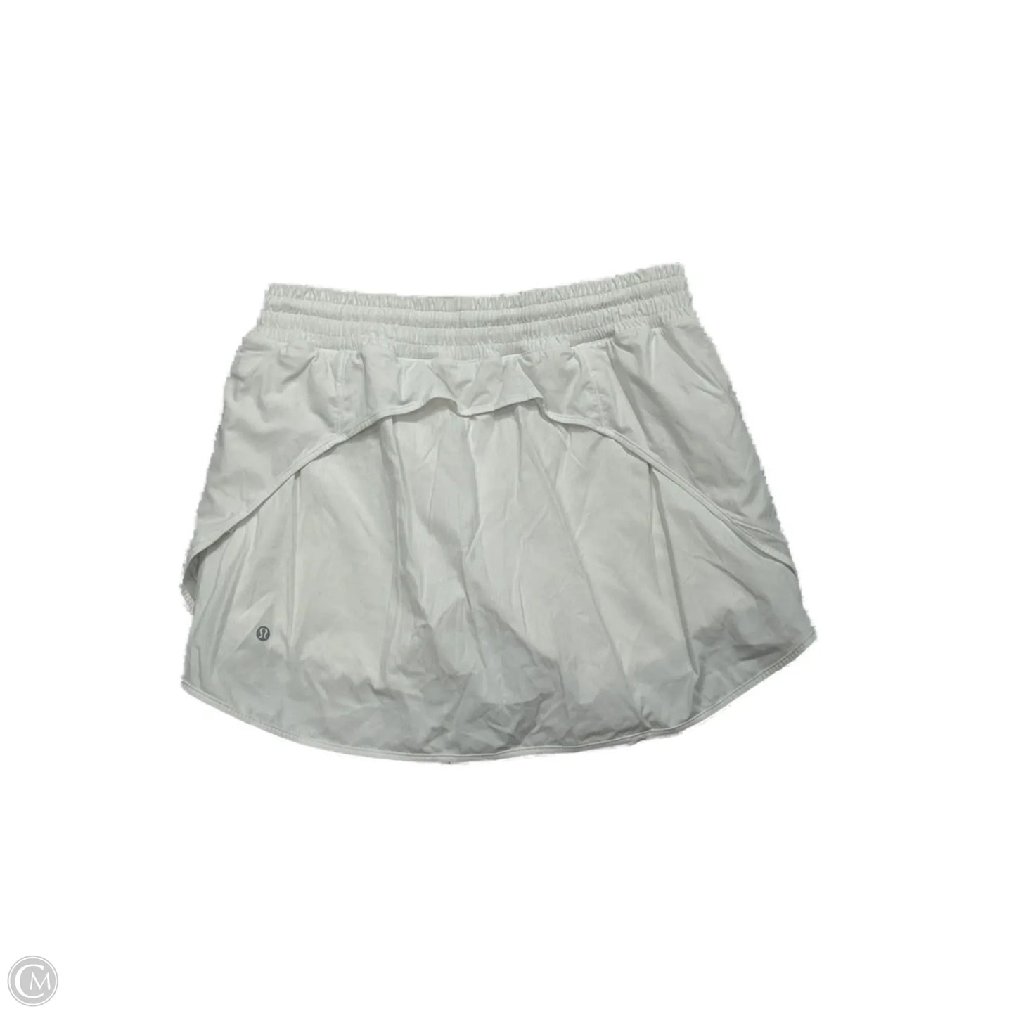 Athletic Skort By Lululemon In White, Size: 12