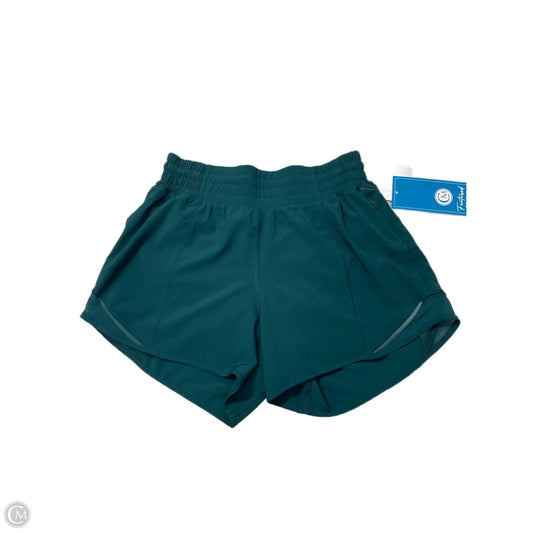 Athletic Shorts By Lululemon In Green, Size: 4