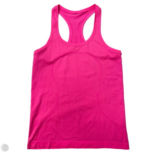 Athletic Tank Top By Lululemon In Pink, Size: M