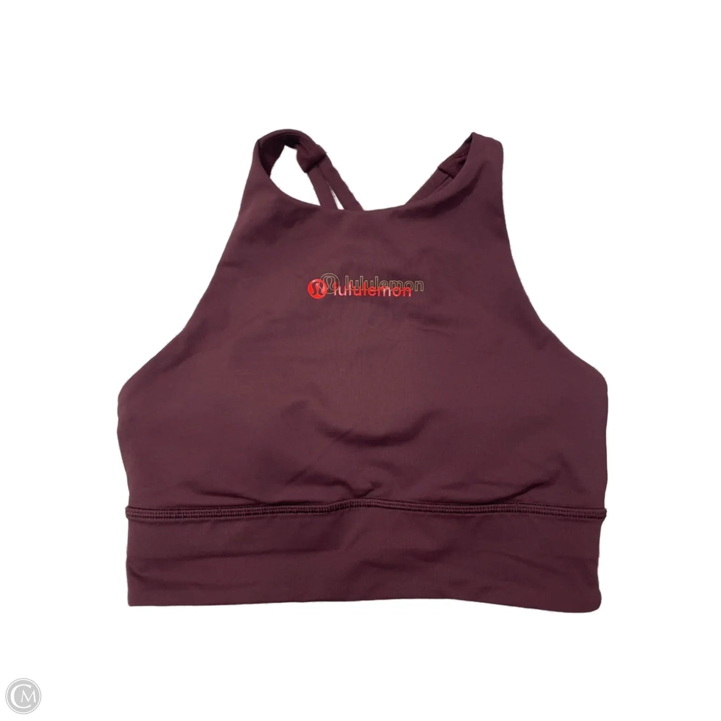 Athletic Bra By Lululemon In Maroon, Size: S