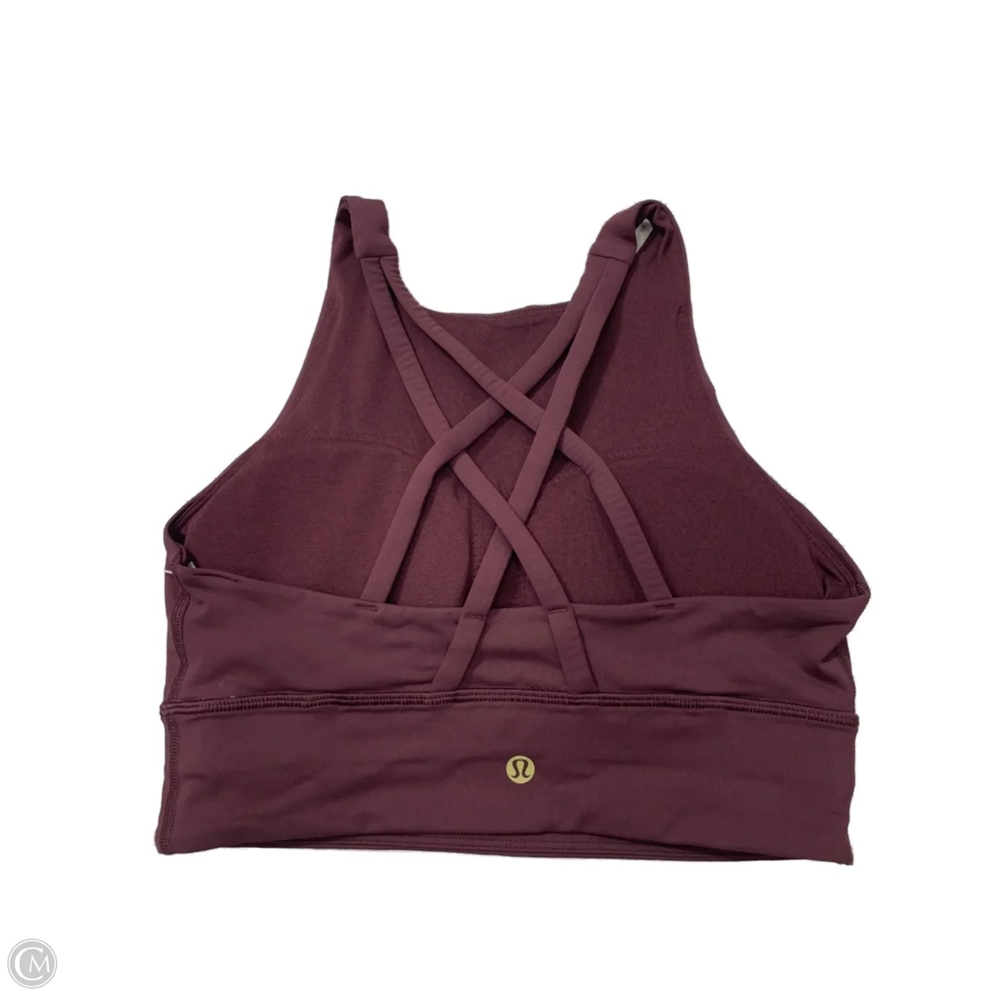 Athletic Bra By Lululemon In Maroon, Size: S