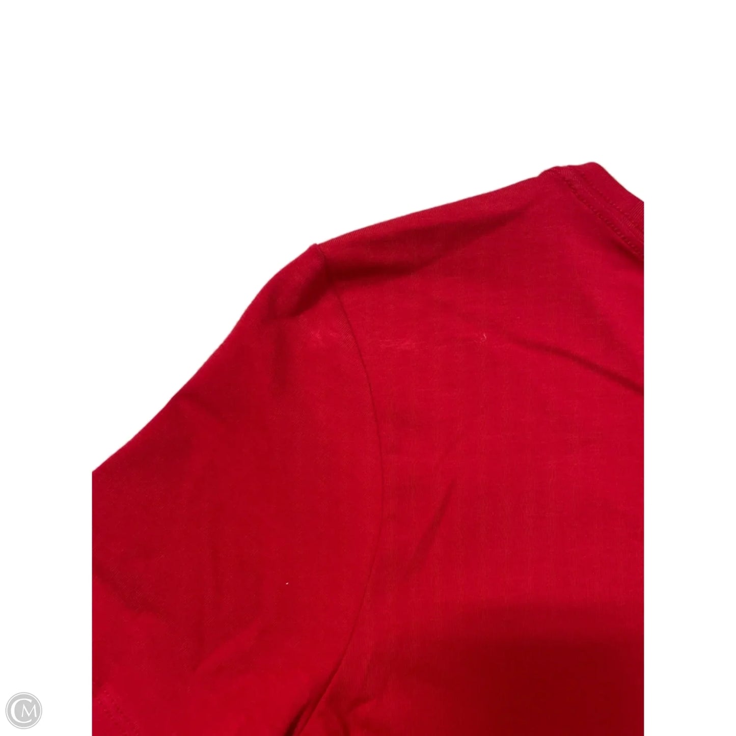 Athletic Top Short Sleeve By Lululemon In Red, Size: S
