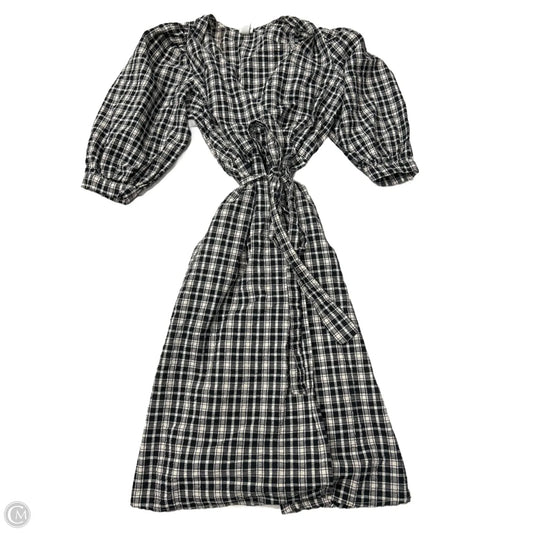 Dress Casual Maxi By A New Day In Black & Cream, Size: S