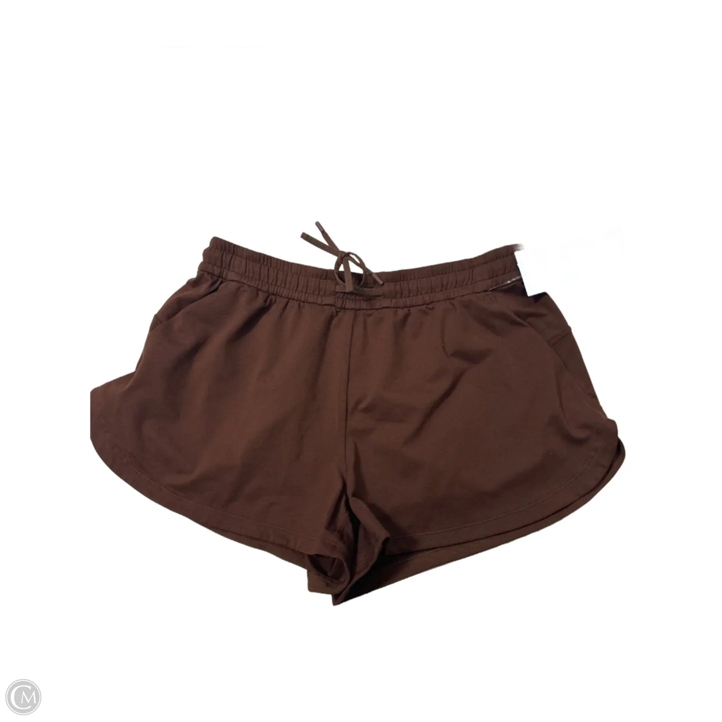 Athletic Shorts By Lululemon In Brown, Size: M