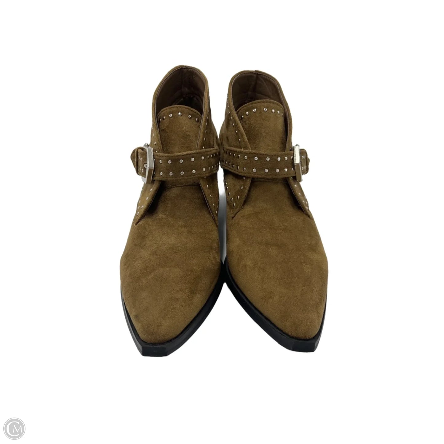 Boots Ankle Heels By Seven 7 In Brown, Size: 8