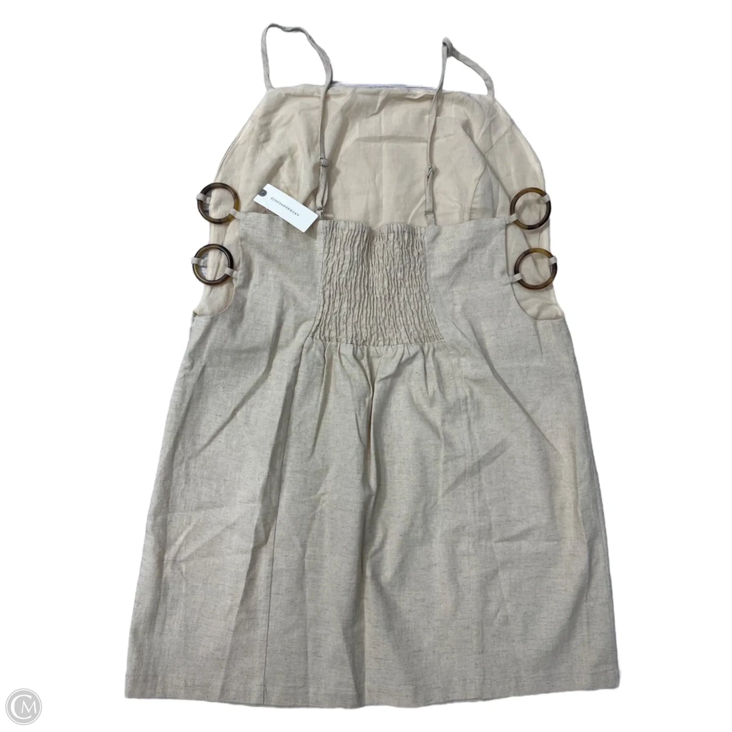 Dress Casual Short By Anthropologie In Tan, Size: Xl