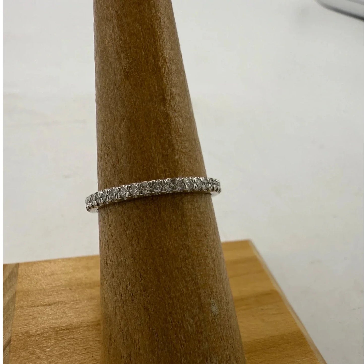 Tiffany & Company Full Eternity Platinum w/ Diamonds Luxury Ring,  Size: 6.5