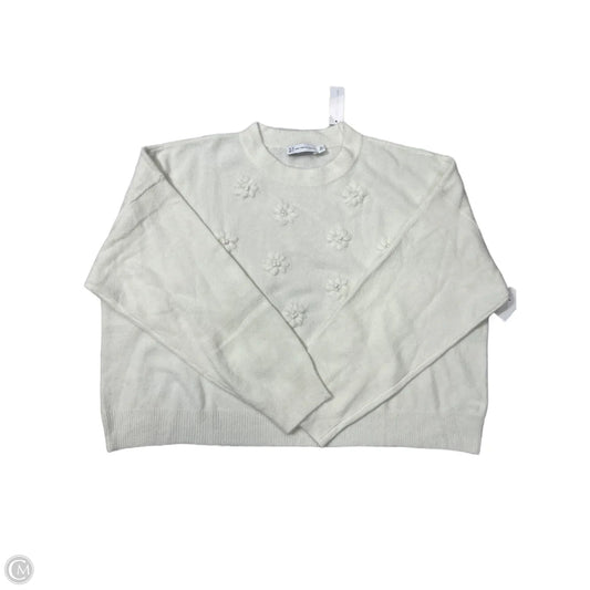 Sweater By New York And Co In White, Size: Xl