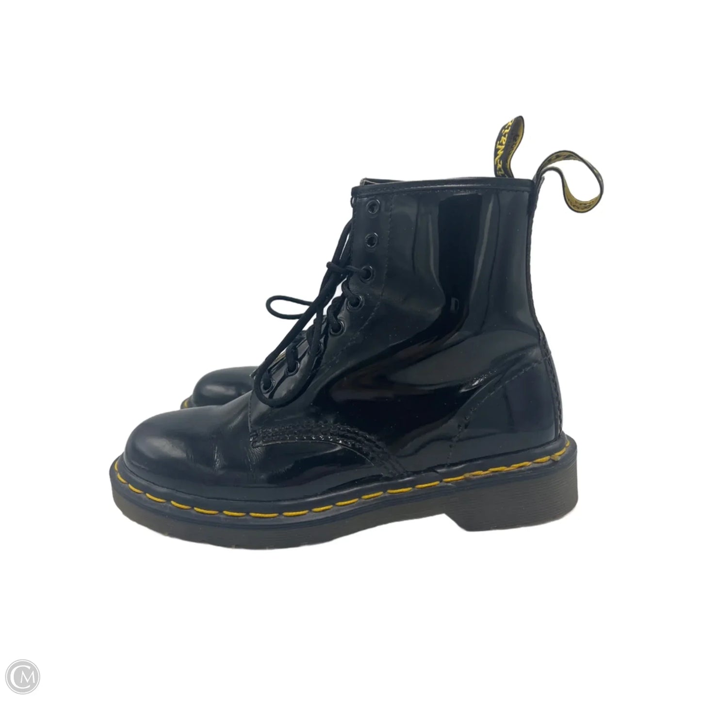 Boots Ankle Heels By Dr Martens In Black, Size: 6