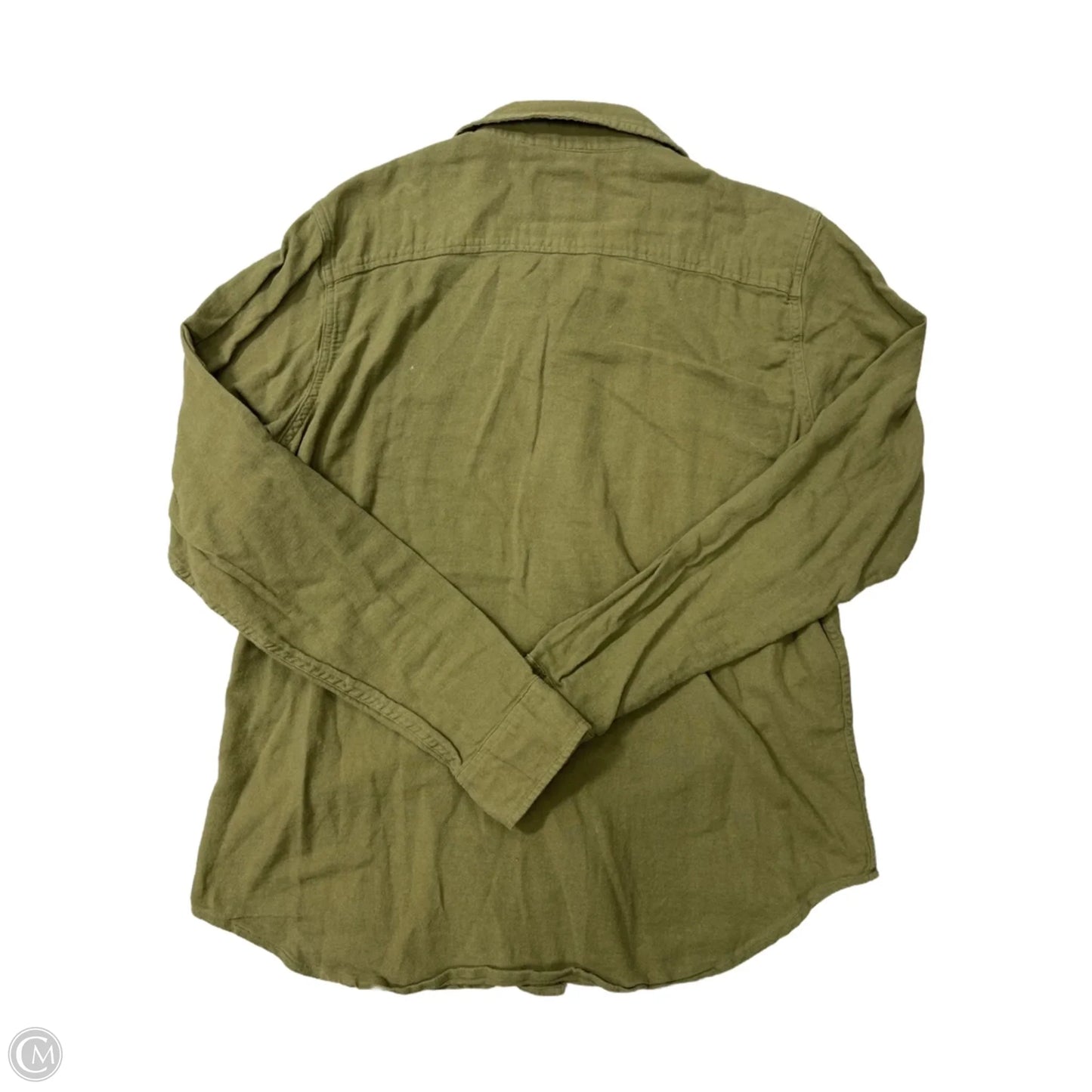 Blouse Designer By Frye In Green, Size: L