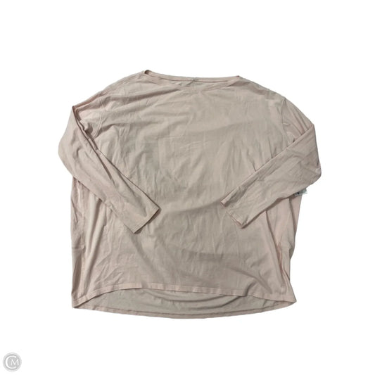 Top Long Sleeve By Lululemon In Pink, Size: Xl