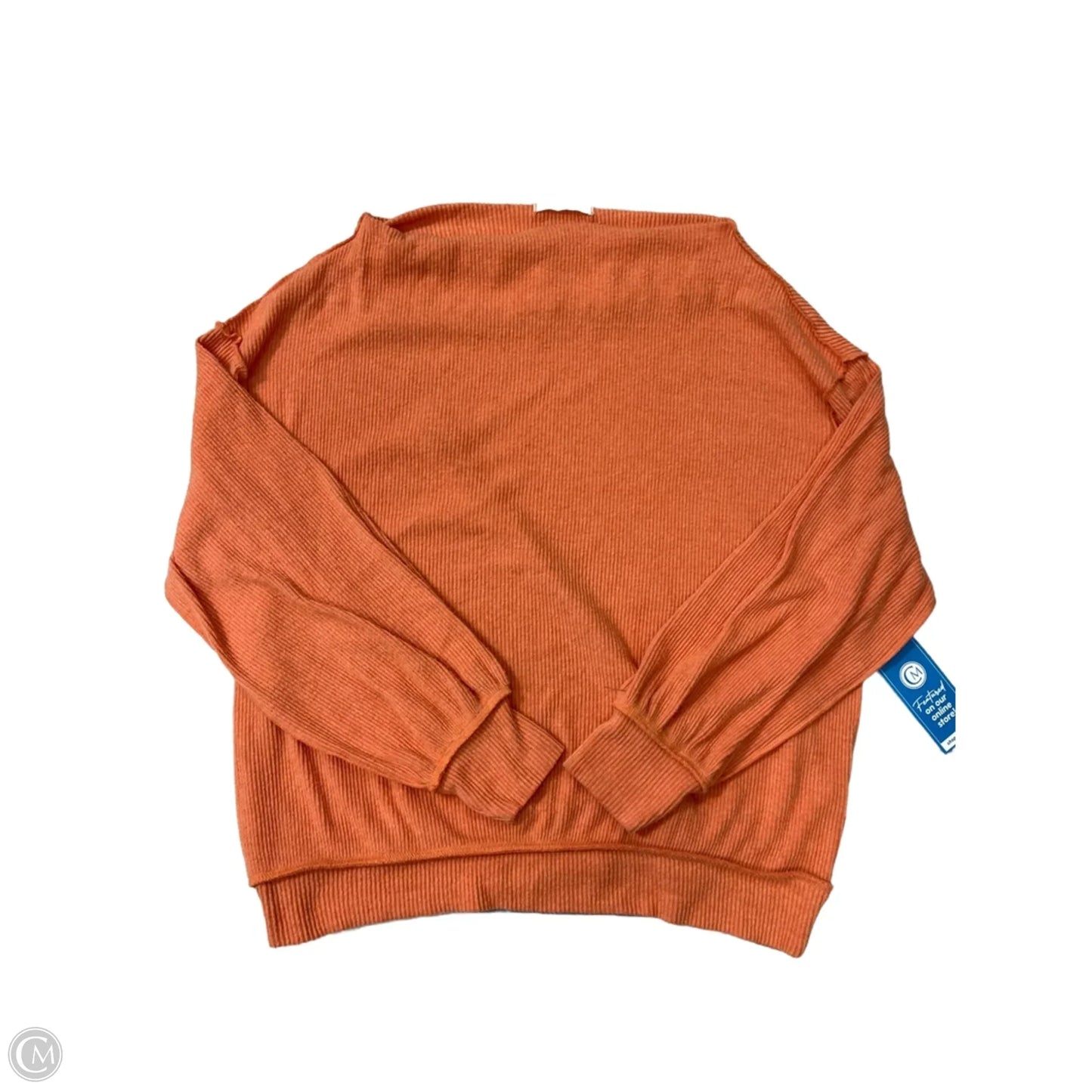 Top Long Sleeve By We The Free In Orange, Size: M