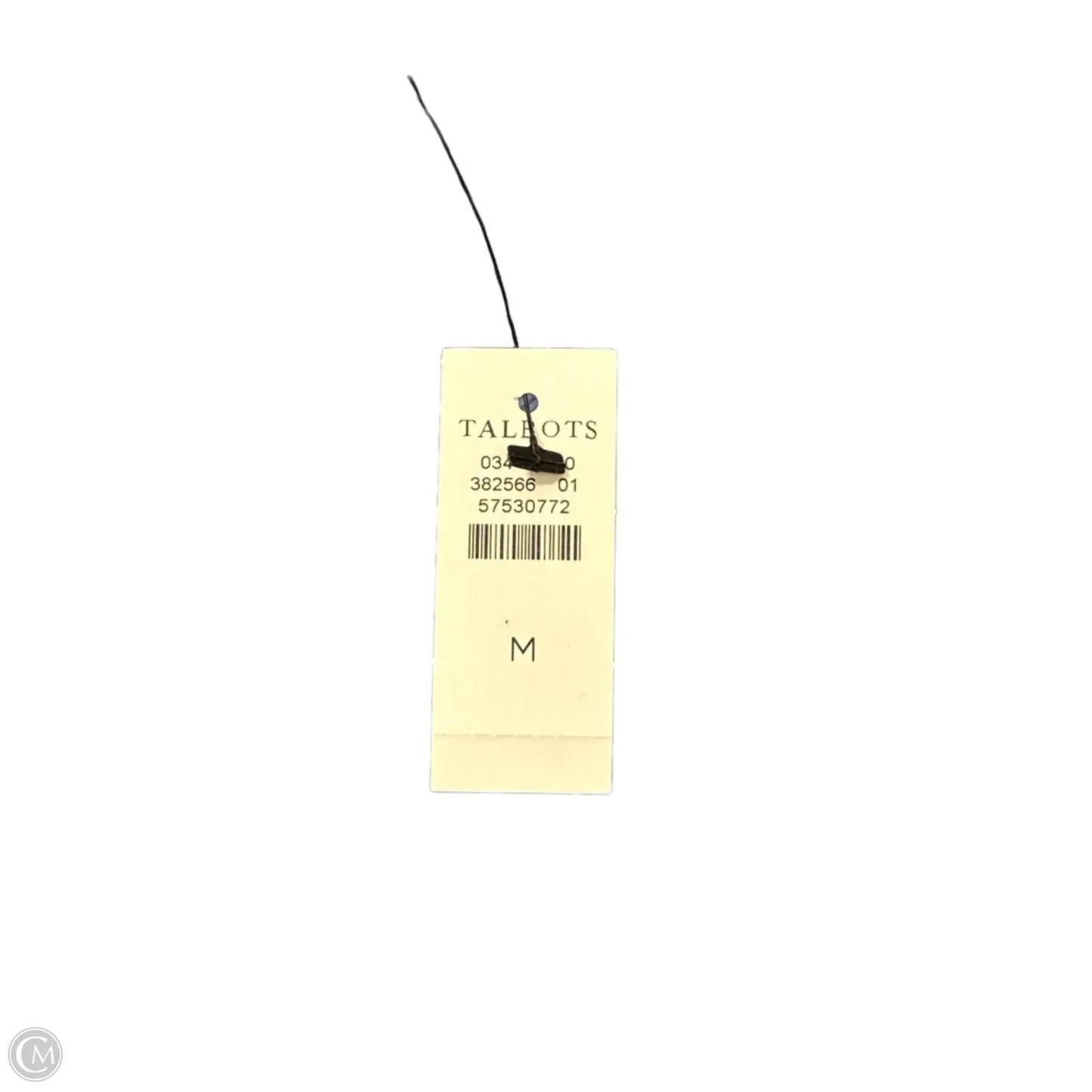 Top Long Sleeve By Talbots In Striped Pattern, Size: M