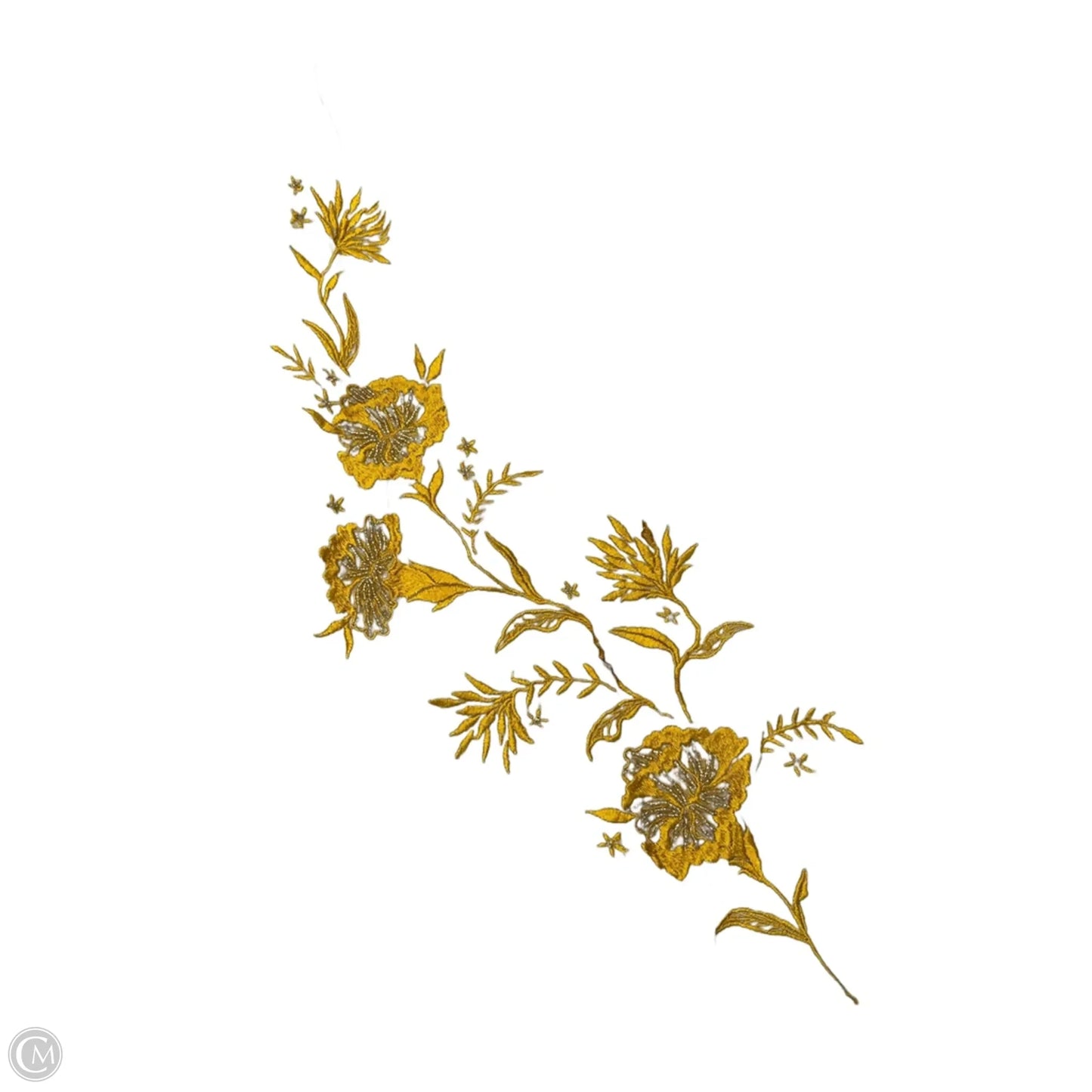 Skirt Maxi By Anthropologie In Gold & Grey, Size: L