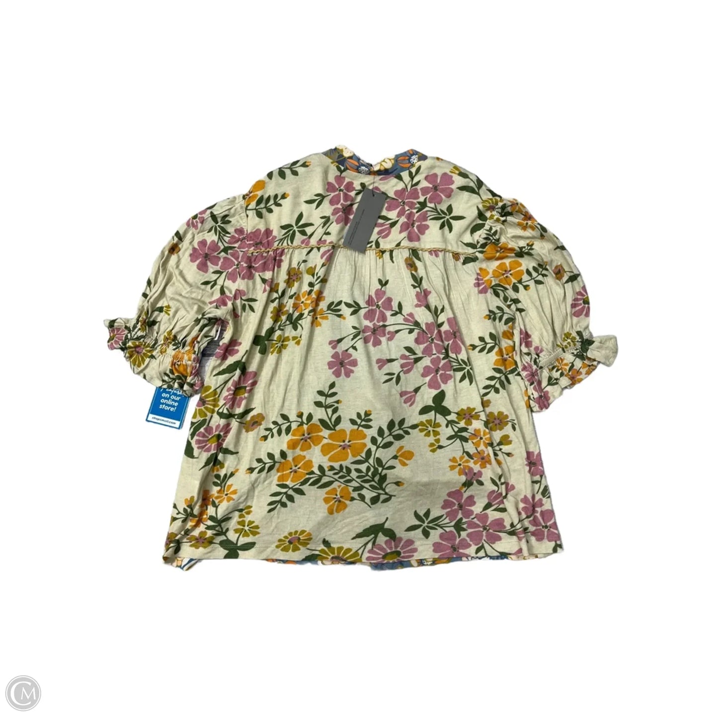 New! Top By Anthropologie In Floral Print, Size: Xsp